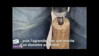 Comment fabriquer une lampe en bois flotté [upl. by Lowrance148]