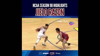 NCAA Season 98 Highlights Jielo Razon  GMA Sports [upl. by Hanni]