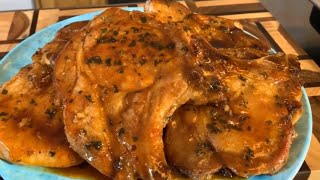 Honey Glazed Pork Chops Recipe [upl. by Aneeuq]