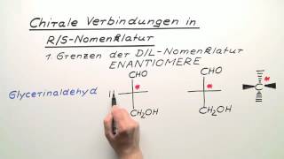 Chirale Verbindungen in RSNomenklatur  Chemie  Organische Chemie [upl. by Odlanir173]