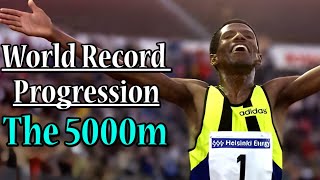 World Record Progression The 5000m [upl. by Nahshon]