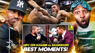 Khabib vs McGregor Press Conference Reaction THIS WAS WILD [upl. by Eiramnaej770]