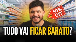 🚨 CONFIRMADO TUDO VAI FICAR MAIS BARATO Deflação no Brasil [upl. by Modnar55]