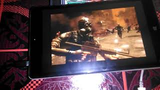 NUVISION 8 inch Tablet TM800W610L PC Game Test [upl. by Sirret]