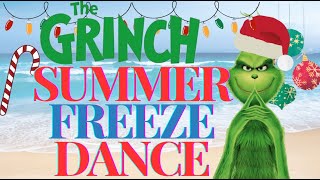 Grinch Summer Freeze Dance  Brain Break  Christmas In July  Dance Break [upl. by Armmat]