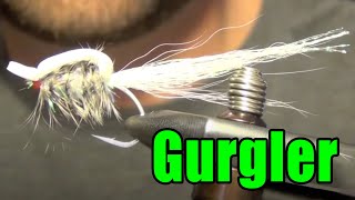 Gurgler Saltwater Popper Topwater Streamer Fly Tying Instructions  Jack Gartside Fly Pattern [upl. by Dorsy]