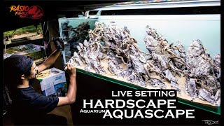 How to Hardscape a 120cm aquarium Aquascape [upl. by Rattray]