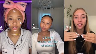 GRWM for School TikTok Compilation AestheticSugar [upl. by Yrellav]