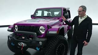 Jeep Wrangler Rubicon 4xe Concept  2023 Easter Jeep Safari [upl. by Oneladgam]