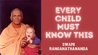 Refresh your mind everyday  Swami Ranganathananda [upl. by Annaihr]