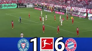 Holstein Kiel vs Bayern Munich 16 Bundesliga 2024  Today Match Highlights [upl. by Ydiarf686]