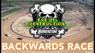 🏁 Humberstone Speedway 102823 EVE OF DESTRUCTION 2023  BACKWARDS RACE  10 LAPS [upl. by Tabatha]