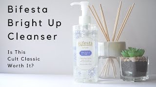 Bifesta Bright Up Cleansing Lotion  Japanese Classic Worth It [upl. by Suhcnip]