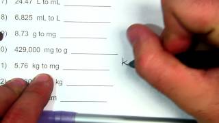 Shortcut for Metric Unit Conversion [upl. by Bluefield729]