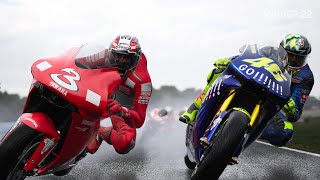 Max Biaggi vs Valentino Rossi best moments epic battle Philip island Motogp [upl. by Kirbie]