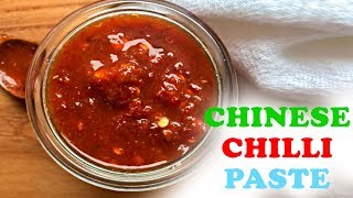 chinese chilli paste Recipe  Homemade chilli Sauce  Chinese Sauce  easy cookbook [upl. by Atenaz745]