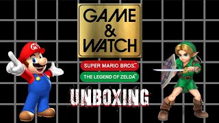 Game amp Watch Super Mario Bros amp Legend of Zelda  Unboxing [upl. by Strickland962]