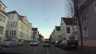 Driving through EsslingenMettingen Germany [upl. by Drawdesemaj]