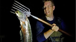 Spearfishing BIG Snakehead amp Forging Fishing Spear  Catch Clean amp Cook Snakehead [upl. by Anaic]