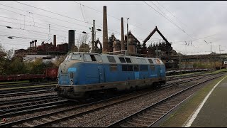 Diesel  Veteran V2001 221 136 Heinrichsmeyer Eisenbahndienstleistungen in Völklingen [upl. by Zondra]