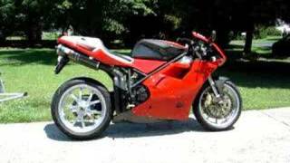 Ducati 955 engine sound [upl. by Aicenav96]