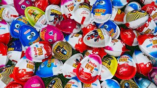 ASMR Crazy Egg Opening  220 yummykinder kinder kinderjoy kindersurprise satisfying satisfying [upl. by Elatsyrk357]