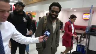 Childish Gambino Donald Glover touches down in Adelaide Australia on his 2019 tour [upl. by Allemrac]