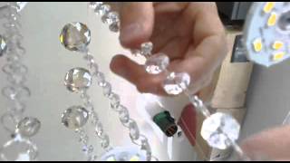 Lustre de cristal e inox parte 1 [upl. by Dickey533]