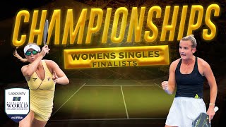 Anna Leigh Waters v Kate Fahey at the Lapiplasty Pickleball World Championships [upl. by Evangeline]