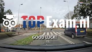 DRIVING TEST IN AMSTERDAM  Critical places where students often fail driving exam part 2 [upl. by Aronow524]