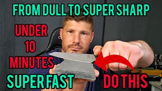 How To Properly Sharpen A Knife In Minutes [upl. by Tomlinson11]