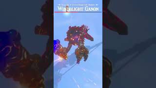 WINDBLIGHT GANON BOSS FIGHT zelda botw nintendo shorts [upl. by Danielson549]