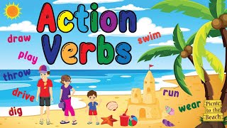 Action Verbs for Kids  20 Action Verbs for Kids [upl. by Ayotna698]