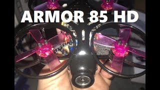 Makerfire Armor 85 HD Cinewhoop FULL SETUP 85mm Brushless FPV Racing Drone 1080p test T8SG [upl. by Aivle498]