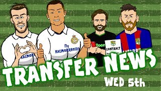 Messi Contract Ronaldo Stays Bale Stays Giroud £20m TRANSFER NEWS 12 July 5th [upl. by Nylarak974]