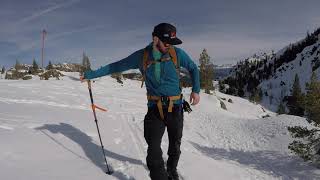 Splitboard Side Hilling Tricks [upl. by Yrellam]