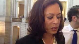 Kamala Harris Interviewed After Officiating First Legal Gay Marriage in SF [upl. by Helms]