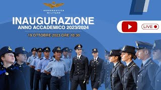 Inaugurazione anno accademico 20232024 degli istituti di formazione dell’Aeronautica Militare [upl. by Angeli206]