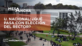 ¿Qué está pasando alrededor de la Universidad Nacional y la elección del rector [upl. by Jesselyn]