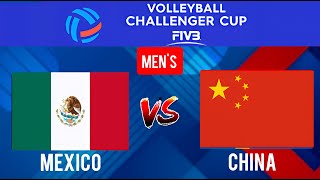 CHINA vs MEXICO  2024 FIVB Volleyball Challenge Cup Mens  LIVE Score [upl. by Alyacim]