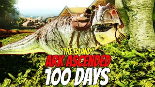 I played 100 Days in Ark Survival Ascended [upl. by Aldridge613]