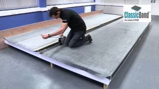 Installing ClassicBond ® EPDM To A Roof With A Seam [upl. by Mcintyre409]