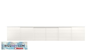 SKYTTA  MEHAMN IKEA Sliding door whitedouble sided white Review [upl. by Sergei]