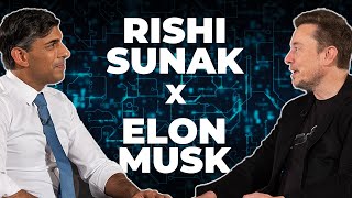 Rishi Sunak amp Elon Musk Talk AI Tech amp the Future [upl. by Fergus]