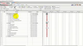 ProjectLibre Tutorial Básico 01 [upl. by Ymereg576]
