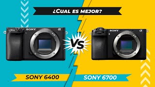 SONY A6700 VS SONY A6400 COMPARATIVA  2024 [upl. by Tomasine]