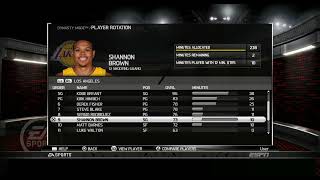 NBA ELITE 11 PS3 GAMEPLAY [upl. by Ahsienal813]