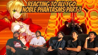 GENSHIN FANS React To All Fate Grand Order Noble Phantasms Part 1  TMC [upl. by Anaig]