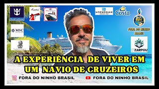 84  BASTIDORES DA VIDA EM NAVIO DE CRUZERIO [upl. by Eadrahs]