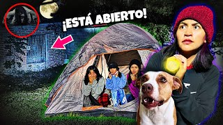 ⛺️ACAMPANDO fuera del CUARTO EMBRUJADO de mi CASA 👻🌒  CONNY MERLIN [upl. by Nixie470]